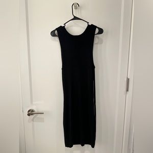 Topshop Knit Dress with Fringe